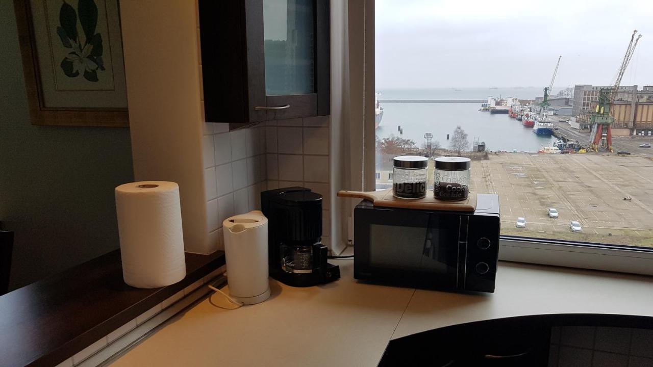 Gdynia Centrum Z Pieknym Widokiem Na Morze I Balkonem 9 Pietro Przy Sea Towers Buitenkant foto