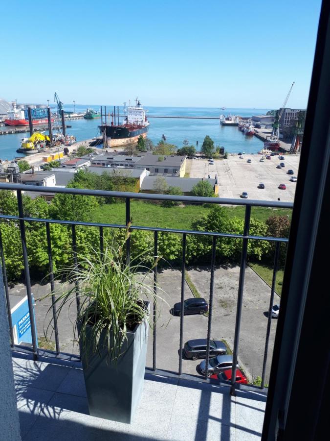 Gdynia Centrum Z Pieknym Widokiem Na Morze I Balkonem 9 Pietro Przy Sea Towers Buitenkant foto
